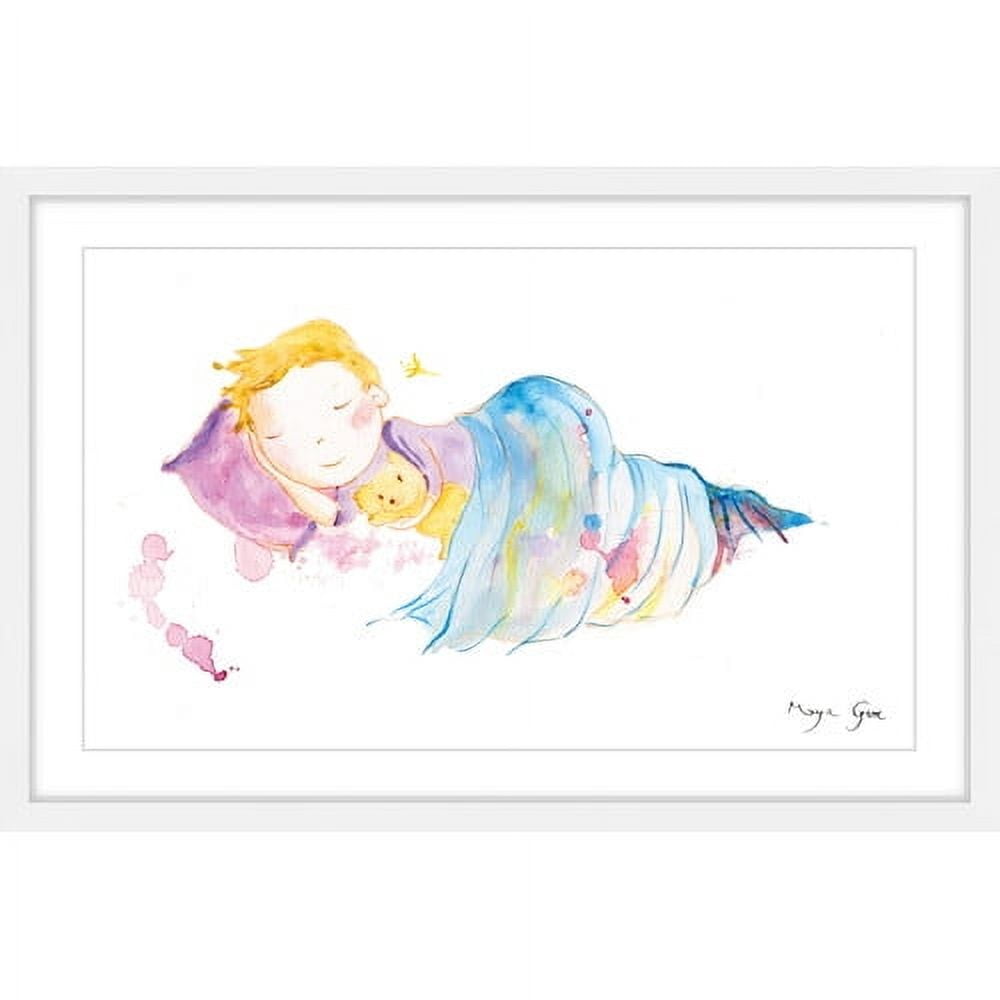 "Peaceful Sleep" Framed Painting Print