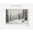 thumbnail image 1 of Peaceful Snow-Covered Pine Trees Scenery Art Print, Winter Landscape Wall Decor, Winter Wonderland Art, Wall Art, Modern Wall Decor, 16x24 UNFRAMED, 1 of 2