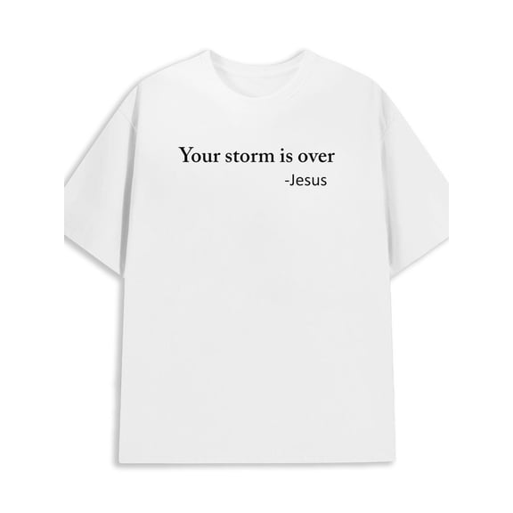 Peaceful Storm men 180G 100% Cotton white Unique Design Unisex Shirt Short Sleeve tshirts Casual Unisex Shirt Crewneck tshirts Unique Design Unisex Shirt Cotton tshirts