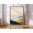 thumbnail image 1 of Peaceful Sunrise Mountain Landscape Print, Minimalist Nature Christian Wall Art, Spiritual Morning Scene For Home Or Prayer Room Wall Art, Modern Wall Decor, 24x36 UNFRAMED, 1 of 2