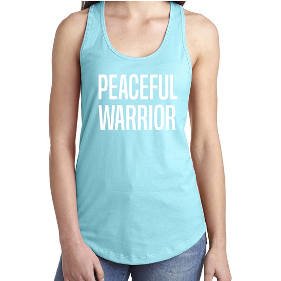 Peaceful Warrior Racerback Tank