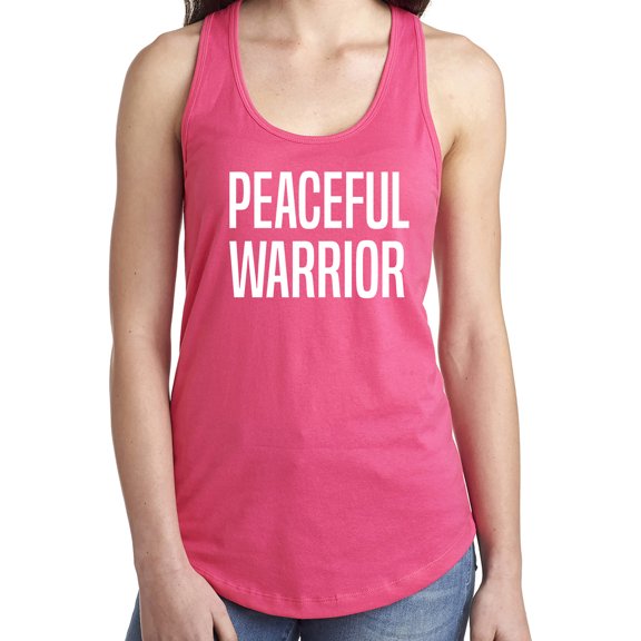 Peaceful Warrior Racerback Tank
