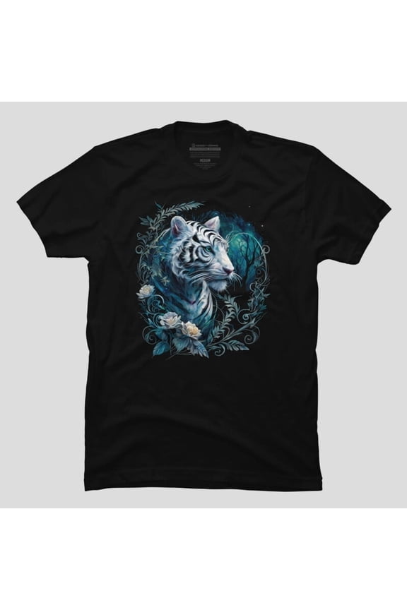 Peaceful White Tiger Funny Animal Sarcastic Humor Quote H29187 Unisex T-Shirt, Up to 5XL Available