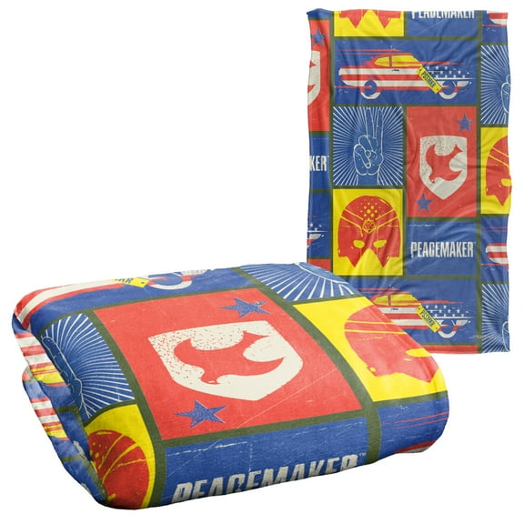 Peacemaker Blanket, 36"x58" Sign Shield Helmet & Car Silky Touch Super Soft Throw Blanket