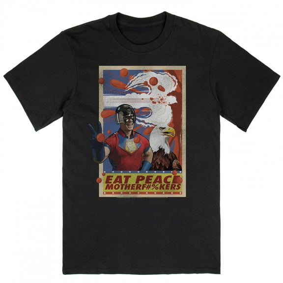 Peacemaker Eat Peace Mother F# percentkers T-Shirt-Large