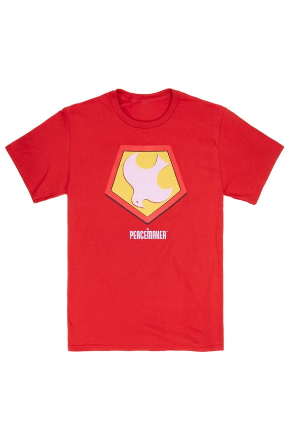 Peacemaker Logo Red Colorway T-Shirt-Large