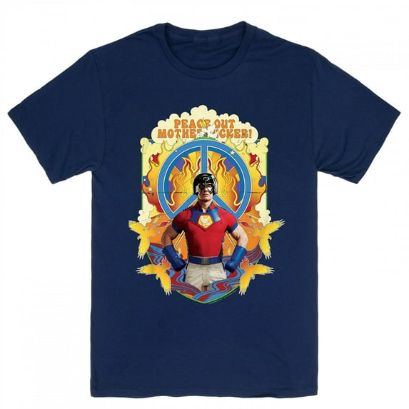 Peacemaker Peace Out Mother F#< percenter! T-Shirt-Medium