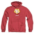 thumbnail image 1 of Peacemaker Symbol Unisex Adult Pull-Over Heather Hoodie,Red, Medium, 1 of 1