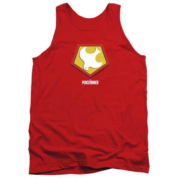 Peacemaker Symbol Unisex Adult Tank Top,Red, Large