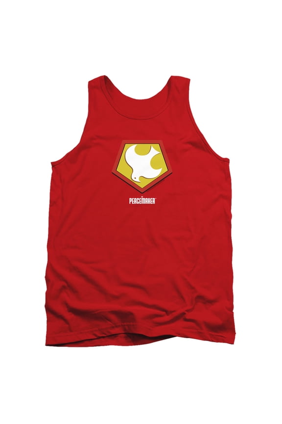 Peacemaker Symbol Unisex Adult Tank Top,Red, Large