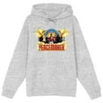 thumbnail image 1 of Peacemaker TV Series A.R.G.U.S. Team Men's Athletic Heather Grey Hoodie-Medium, 1 of 3