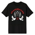 thumbnail image 1 of Peacemaker TV Series Eat Peace on Black Adult T-Shirt-XL, 1 of 7