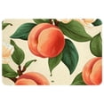 thumbnail image 1 of Peach Area Rugs: Polyester Non-Slip Kitchen Mat Office Rug - Machine Washable, 1 of 6