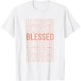 thumbnail image 1 of Peach Blessed Peach Color Graphic T-Shirt100% cotton, 1 of 4