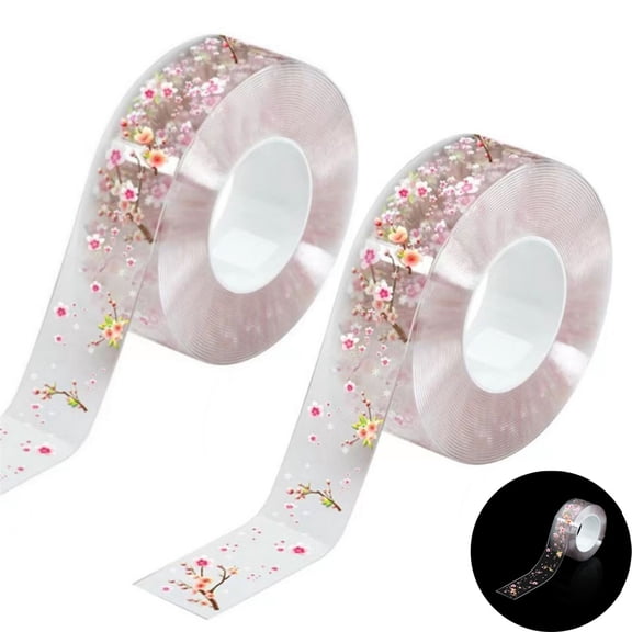 Peach Blossom-Caulking Sealant Tape,2pack of Durable Toilet Gaps Strip,Self Adhesive Caulk Tape for Kitchen Countertops,Bathroom