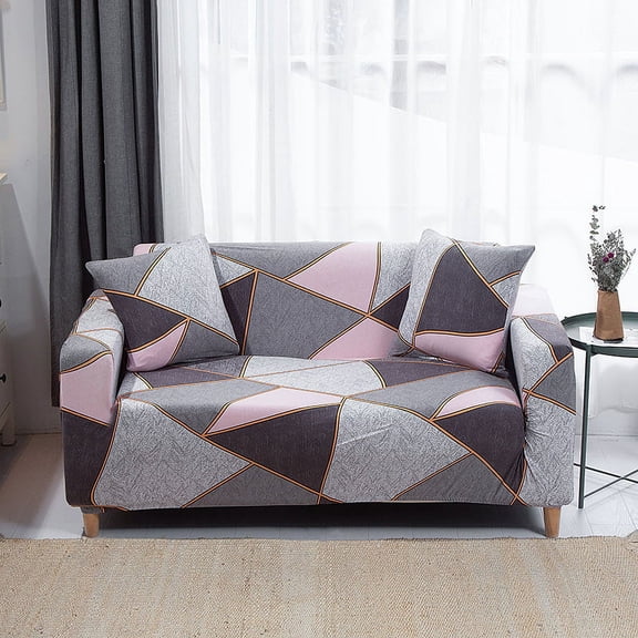 Peach Blossom Pattern Sofa Covers for Living Room Elastic Stretch Slipcovers funda sofa Couch Chair Cover Sofa Towel Home r