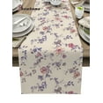 Peach Blossom Petals Leaves Table Runner Wedding Table ration Home r