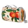 thumbnail image 1 of Peach Canvas Picnic Blanket Waterproof Foldable Outdoor Mat for Beach Camping, Portable, and Washable - Large Size, Family and Friends Gatherings, 1 of 6