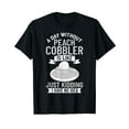 Peach Cobbler Recipes Cake Mix Cheesecake Vegan Pie TShirt2XL