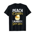 Peach Cobbler Recipes Cake Mix Cheesecake Vegan Pie TShirtS