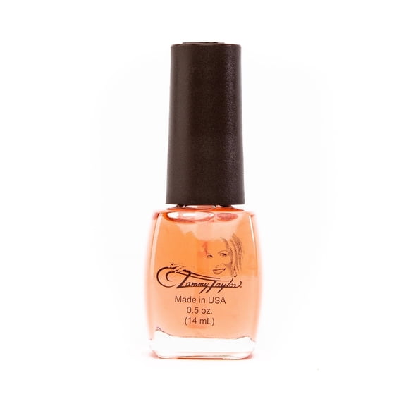 Tammy Taylor Peach Cuticle Oil & Cream Natural Vitamin E Nail Care 0.5 oz