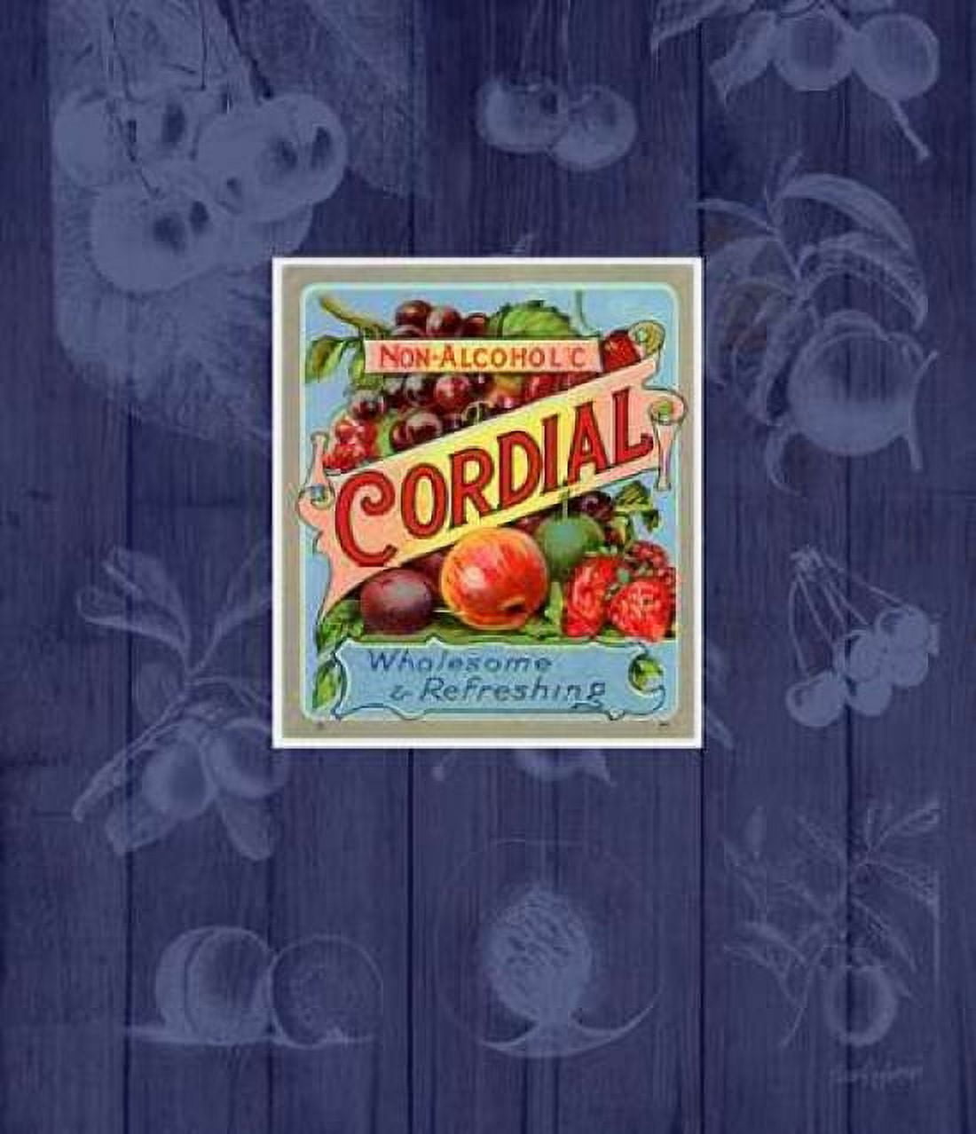 Peach Cordial Canvas Art - Sam Appleman (24 x 24)
