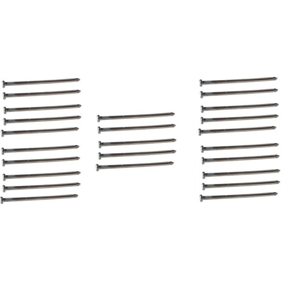 Peach Country Outdoor Heavy Duty Round Metal Landscape & Paver Edging Anchoring Stake, 10-Inch Length - Bright Spike Timber Nail, Tent Spikes, Camping, Trapping, Landscape