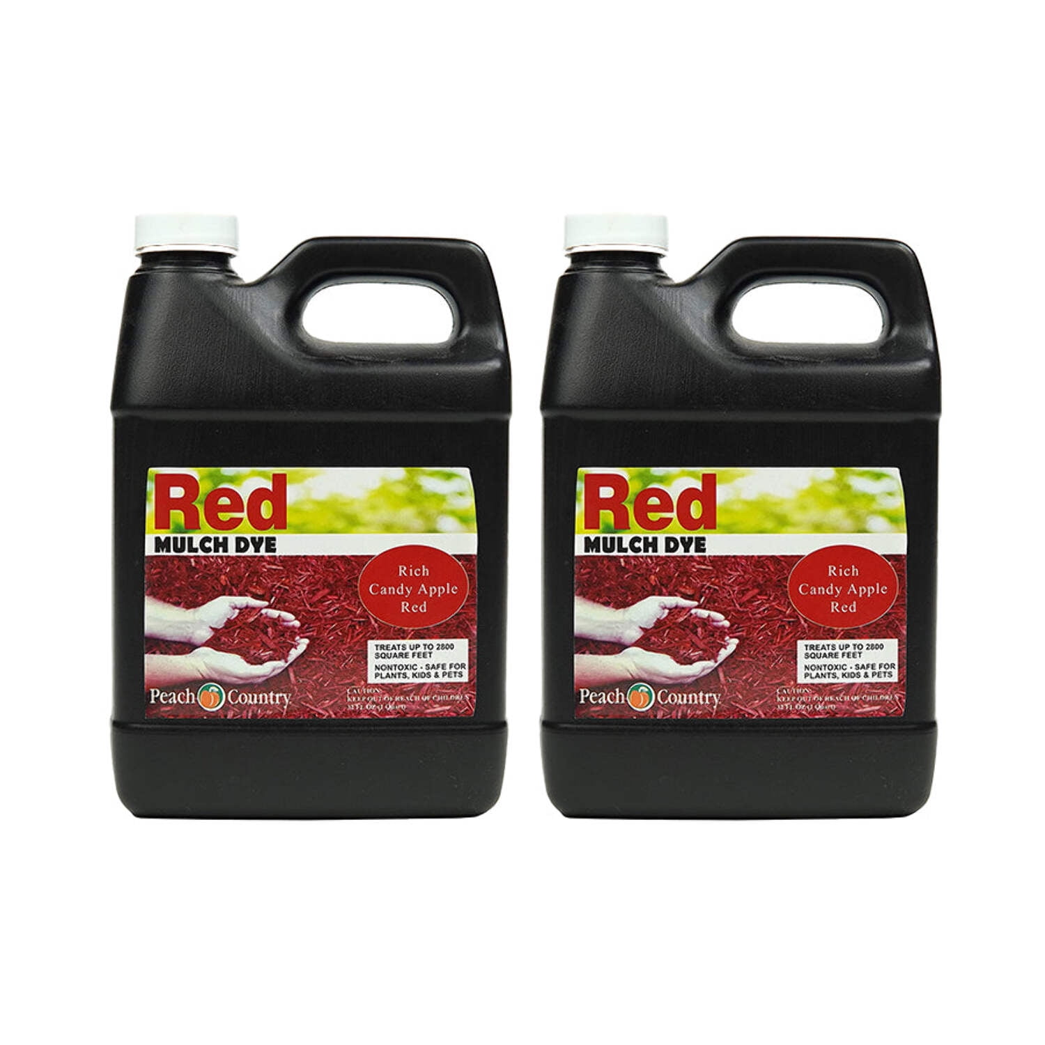 Peach Country Premium Mulch Dye, Color Concentrate - 2,800 Sq. Ft.(1 QT)