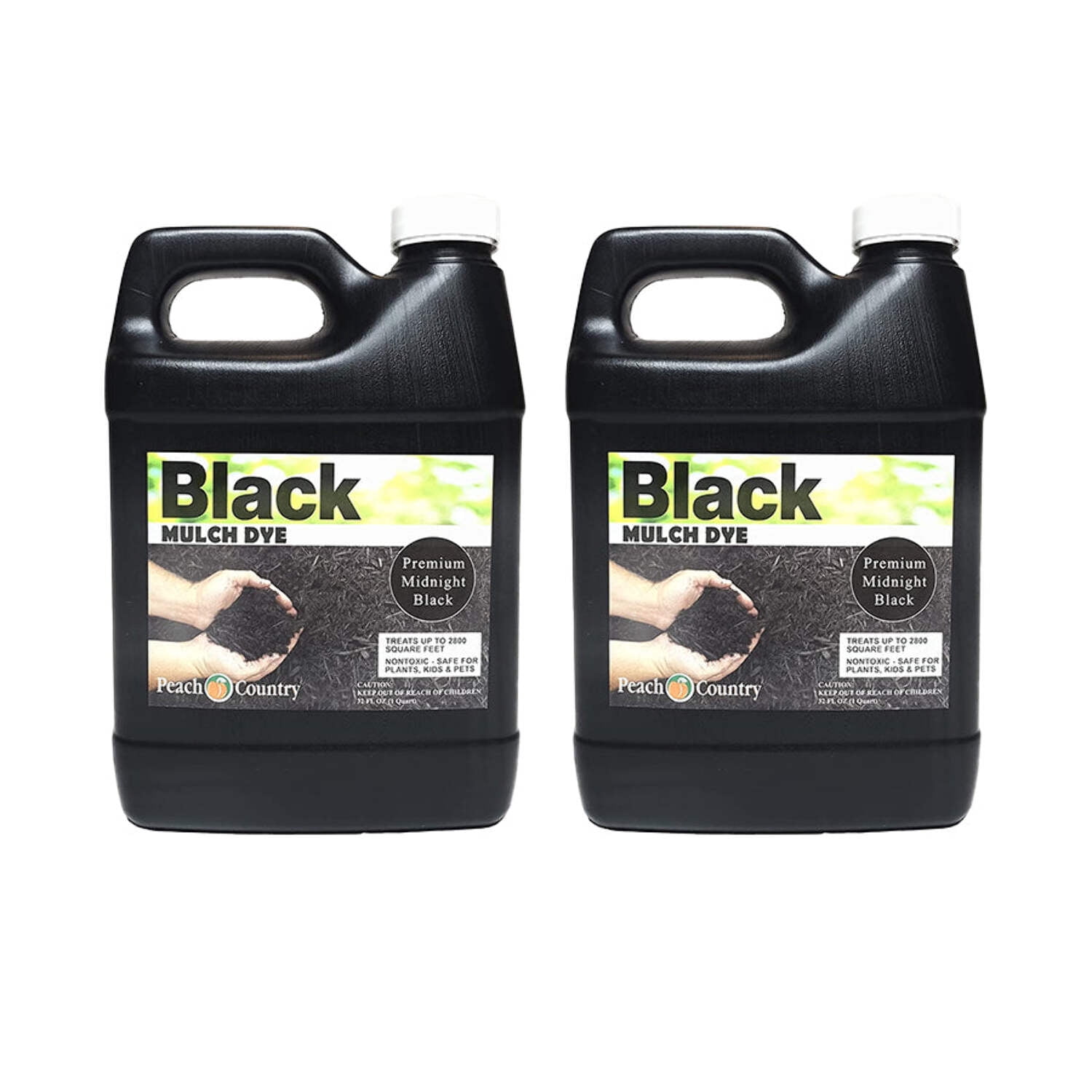 Peach Country Premium Mulch Dye, Color Concentrate - 2,800 Sq. Ft.(1 QT)