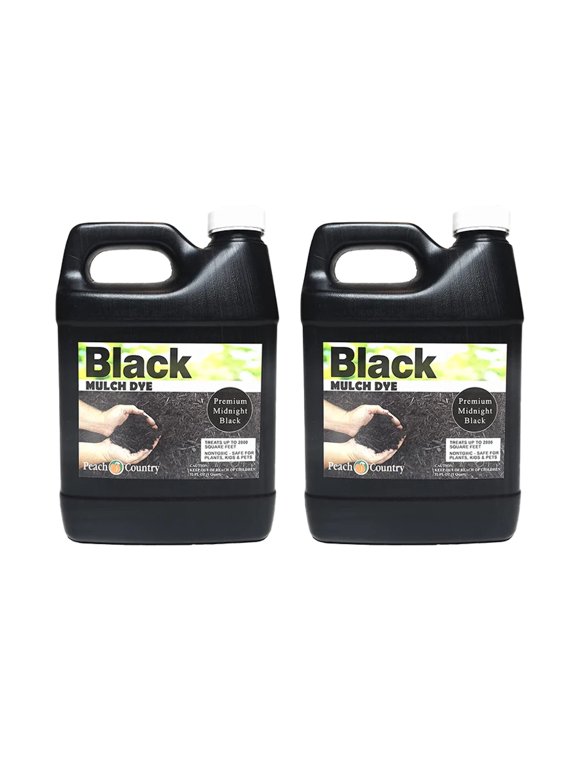 Rubber Mulch in Mulch Black