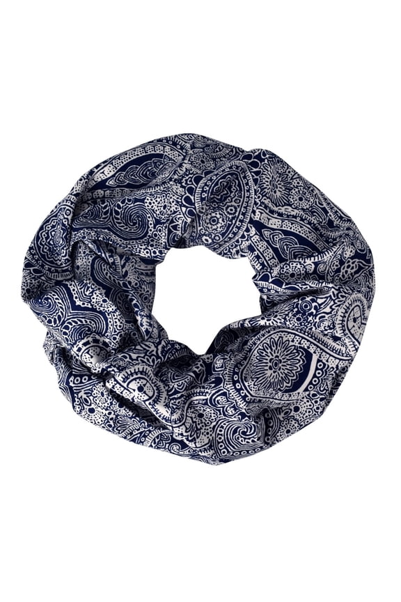 Chic Graphic Paisley Printed Infinity Loop Scarf Various Colors
