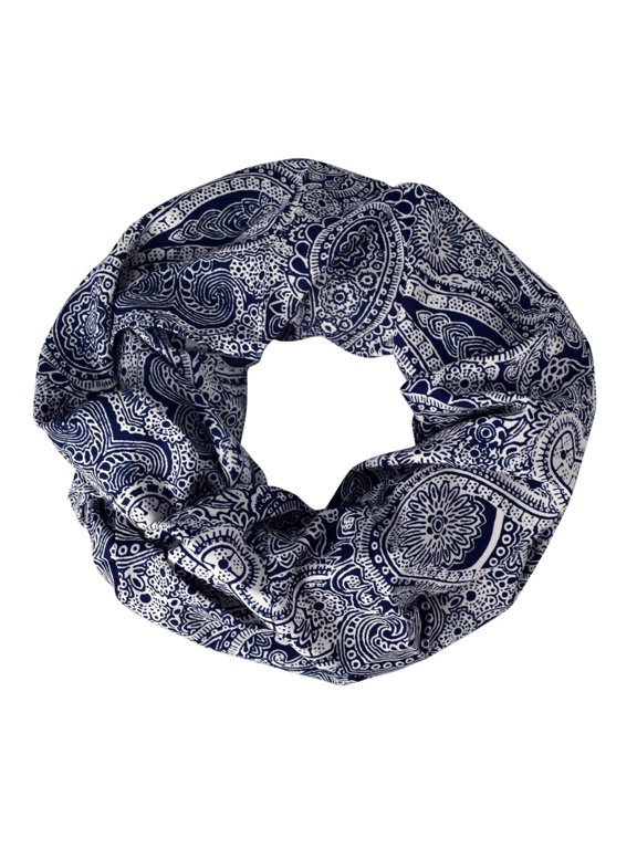 Chic Graphic Paisley Printed Infinity Loop Scarf Various Colors