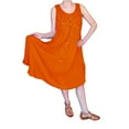 thumbnail image 1 of Peach Couture Embroidered Umbrella Caftan Sun Dress, 1 of 10