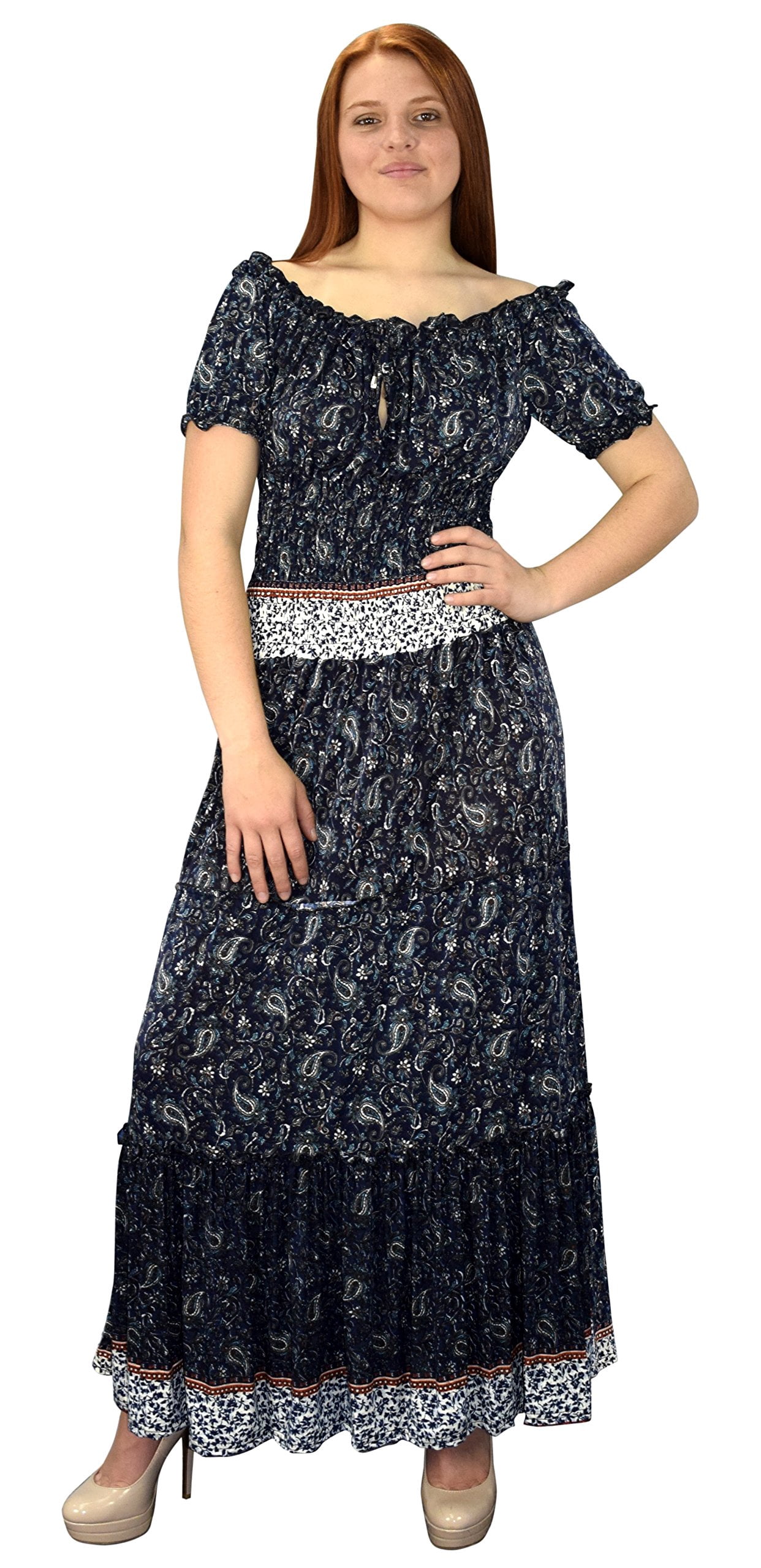 knee length dresses for ladies Alasia Boho Maxi Dress main image 0