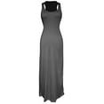 thumbnail image 1 of Peach Couture Racerback Summer Maxi Dress Striped Solid Sundress, 1 of 1