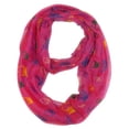thumbnail image 1 of Peach Couture Stunning Colorful Lightweight Vintage Owl Print Infinity Loop Scarf, 1 of 8