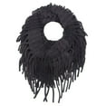 thumbnail image 1 of Peach Couture Warm Bohemian Crochet Hand Knitted Fringe Infinity Loop Scarf Wrap, 1 of 10