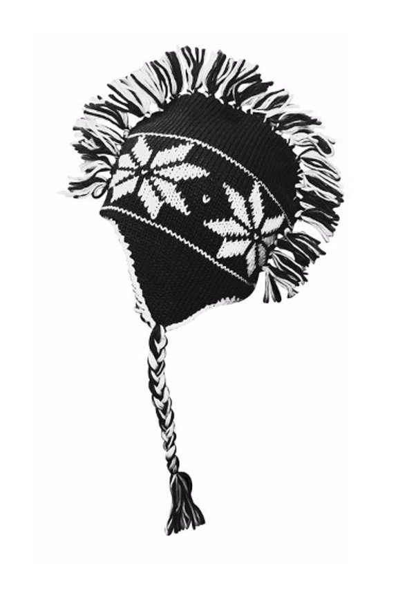 Winter Trooper Trapper Snowflake Mohawk Double layered Unisex Ski hat