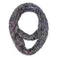 thumbnail image 1 of Peach Couture Winter Warm Cozy Sparkle Infinity Loop Cowl Scarves Black, 1 of 4
