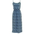 thumbnail image 1 of Peach Couture Women's Damask Spring and Summer Sleeveless Blouson Maxi Dress, 1 of 2