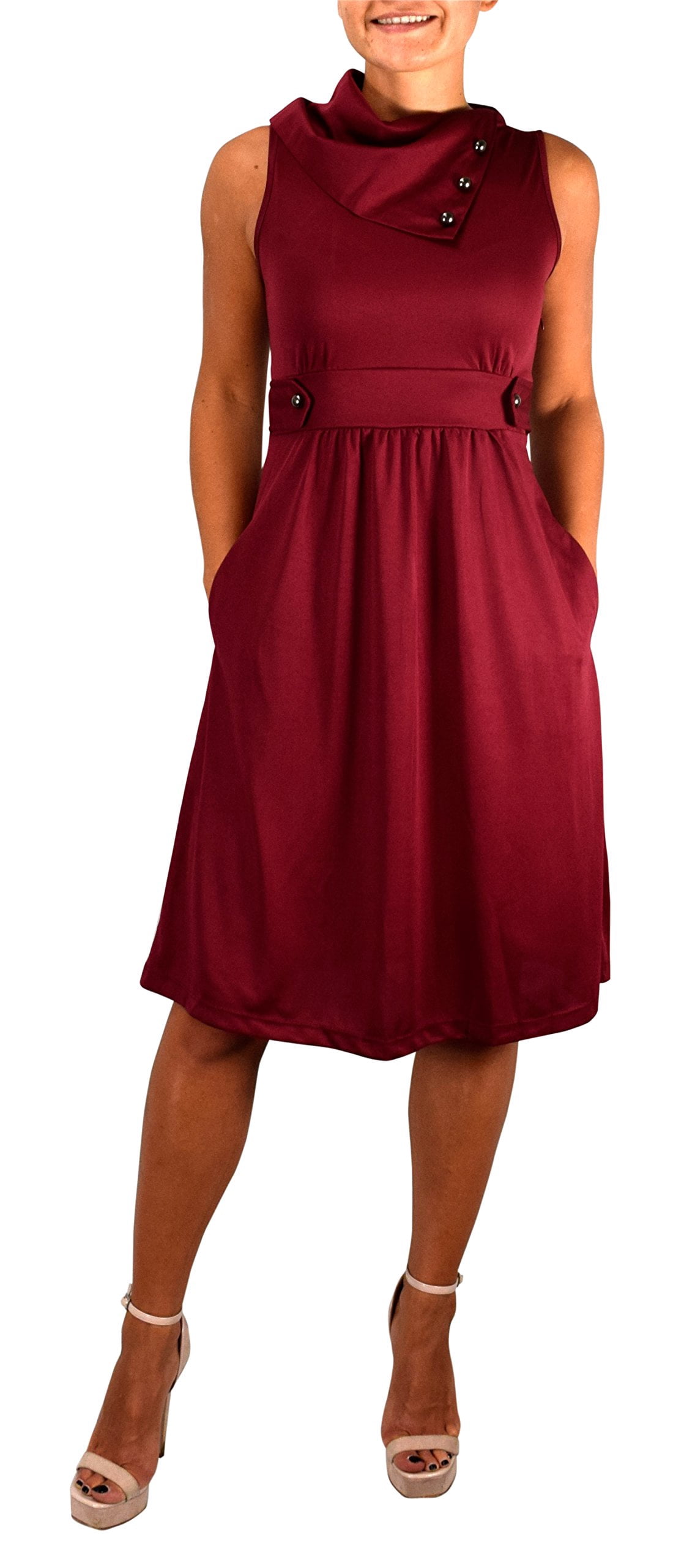 sachin and babi light blue dress Plus Size Midi Dress for Women V Neck 3/4 Sleeve Casual Swing Loose A-Line  Dresses