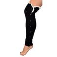 thumbnail image 1 of Peach Couture Womens Luxury Warm Chic Winter Knitted Button Up Boot Cut Leg Warmers, 1 of 1