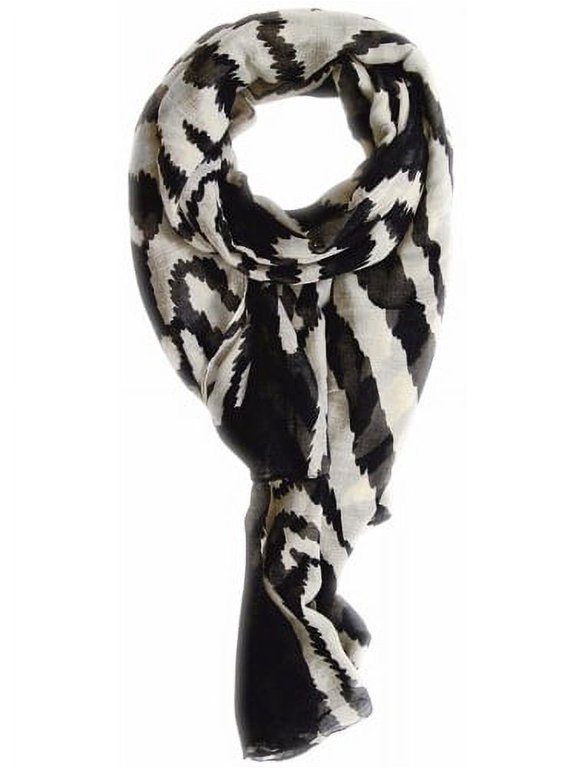 Zebra Print Trendy Animal Print Fashion Graphic Shawl Wrap Scarf