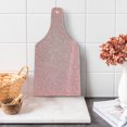 thumbnail image 1 of Peach Cutting Board, Floral Arrangement with Wildflowers and Leaves Abstract Valentines Day Inspired Art, Tempered Glass Cutting and Serving Board, Wine Bottle Shape, Pale Pink, by Ambesonne, 1 of 1