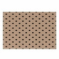 thumbnail image 1 of Peach Cutting Board, Traditional Black Polka Dots on Soft Colored Background Abstract European Design, Decorative Tempered Glass Cutting and Serving Board, Small Size, Peach Black, by Ambesonne, 1 of 1