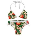 thumbnail image 1 of Peach Detachable Sponge Adjustable Strap Bikini Set Two-Pack Beachwear Scene Swimsuit, 1 of 6