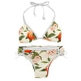 thumbnail image 1 of Peach Detachable Sponge Adjustable Strap Bikini Set Two-Pack Swim Suits for WomenToolStrip with applicable scenes, 1 of 6