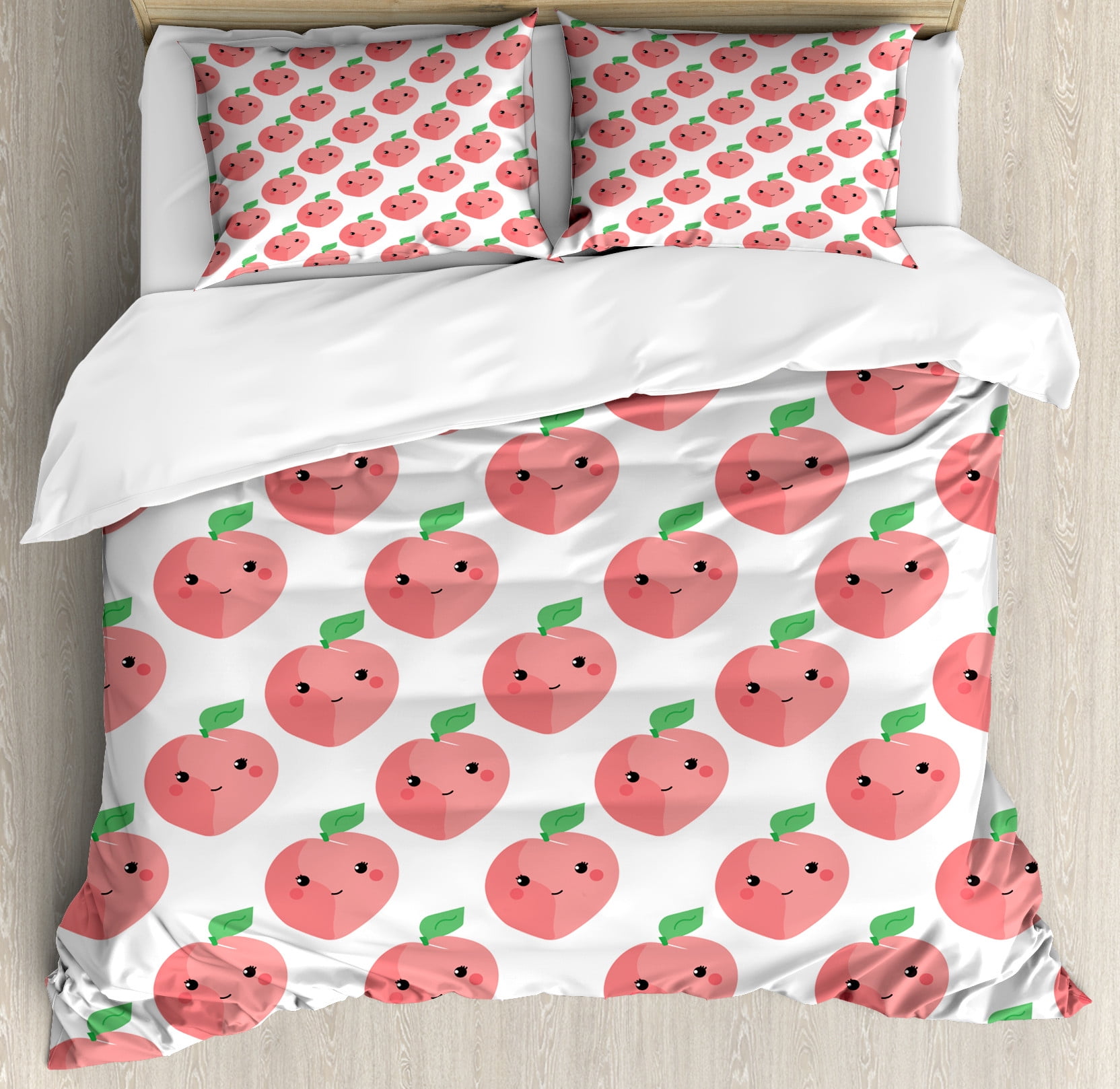Kawaii Cartoon Fruits Pajamas Set