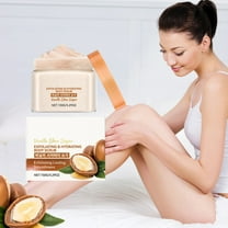 Peach Exfoliating Body Scrub, Ultra Hydrating and Gentle Smoothing Scrub for Body & Face - Essential Skin Care for Men and Women