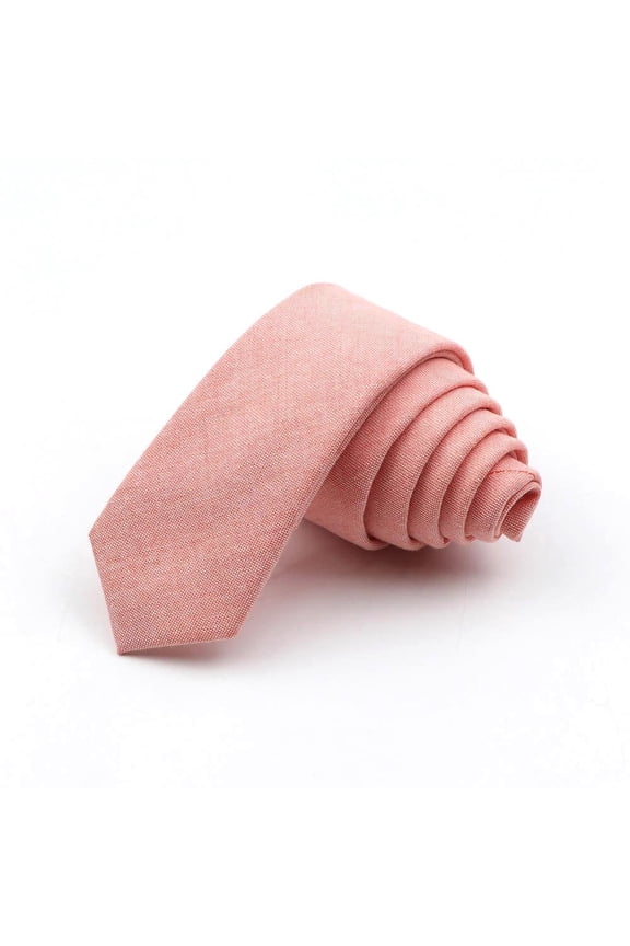 Peach Extra Slim Tie